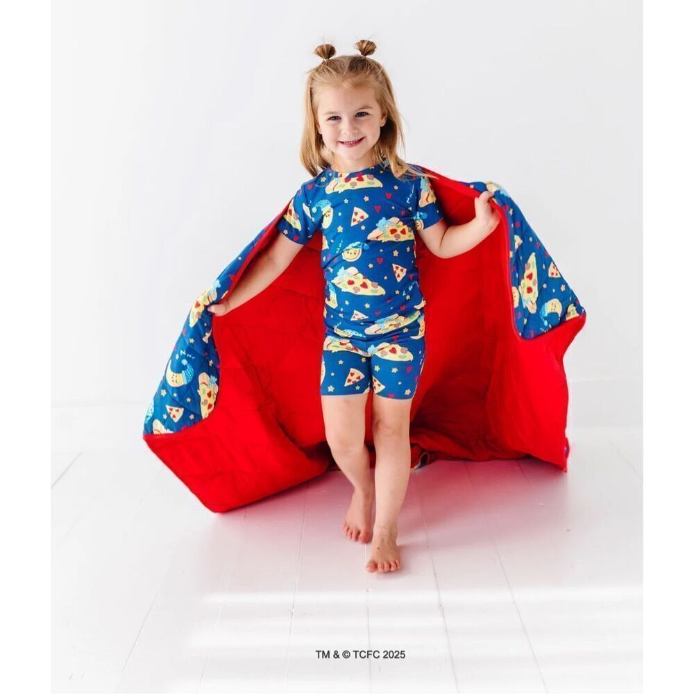 NWT Birdie Bean Bamboo Care Bears™ Bedtime Pizza 2-Piece PJ: SHORT 6T - Picture 4 of 9